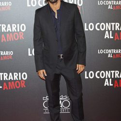 Hugo Silva en el estreno de 'Lo contrario al amor' en Madrid