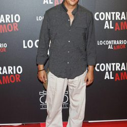 Luis Callejo en el estreno de 'Lo contrario al amor' en Madrid
