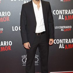 Álex Barahona en el estreno de 'Lo contrario al amor' en Madrid