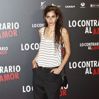 Alba Flores en el estreno de 'Lo contrario al amor' en Madrid