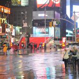 Times Square recibe al huracán Irene