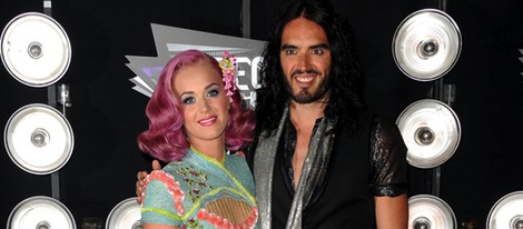 Katy Perry y Russell Brand en los MTV Video Music Awards 2011