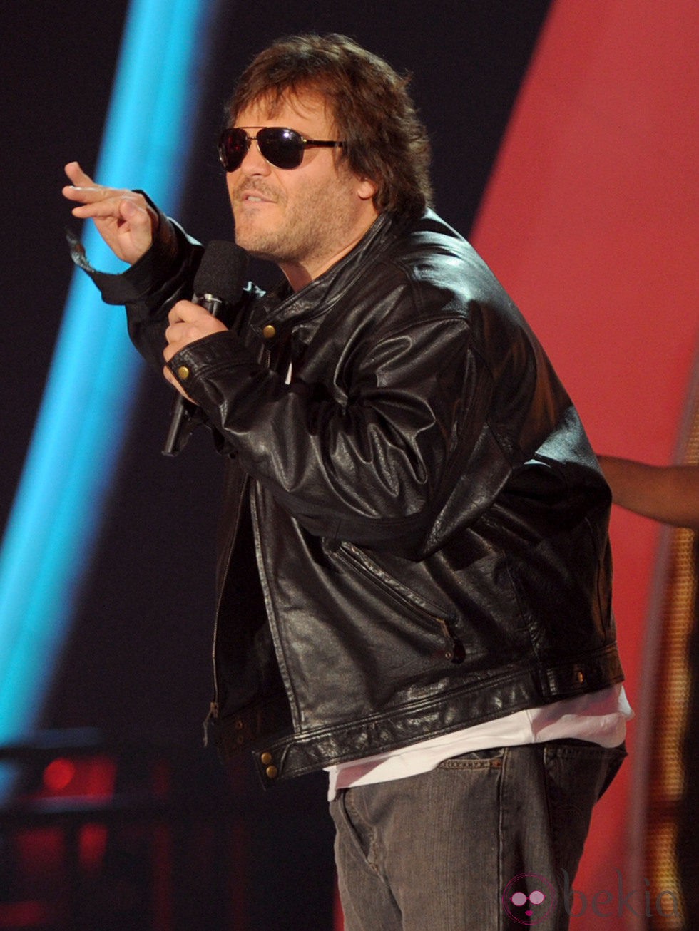 Jack Black durante la gala de los MTV Video Music Awards 2011