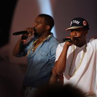Jay-Z y Kanye West actuando en los MTV Video Music Awards 2011