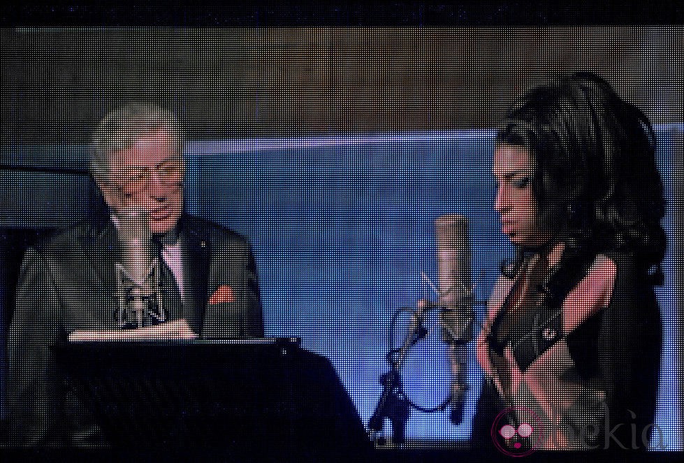 Tony Bennett y Amy Winehouse en unas imágenes de la gala de los VMA 2011
