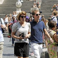 Beatriz de York y Dave Clark hacen turismo en Roma