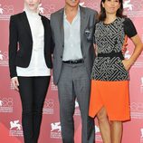Evan Rachel Wood, George Clooney y Marisa Tomei presentan 'The ides of march' en Venecia