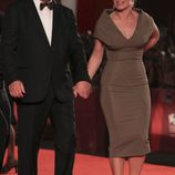 John C. Reilly y Kate Winslet en el estreno de 'Un Dios salvaje' en la Mostra de Venecia