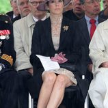 La Princesa Mary de Dinamarca en un homenaje a los soldados caídos