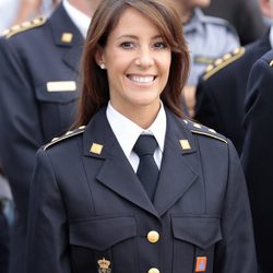 Marie de Dinamarca con el traje oficial del equipo de Salvamento