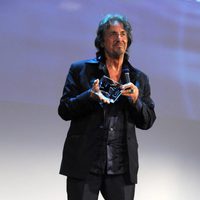 Al Pacino recoge el premio que reconoce toda su carrera en la Mostra de Venecia