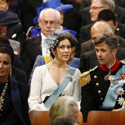 Los príncipes Federico y Mary de Dinamarca en la ceremonia de investidura de Guillermo Alejandro de Holanda