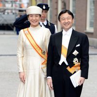 Naruhito y Masako de Japón en la investidura de Guillermo Alejandro de Holanda