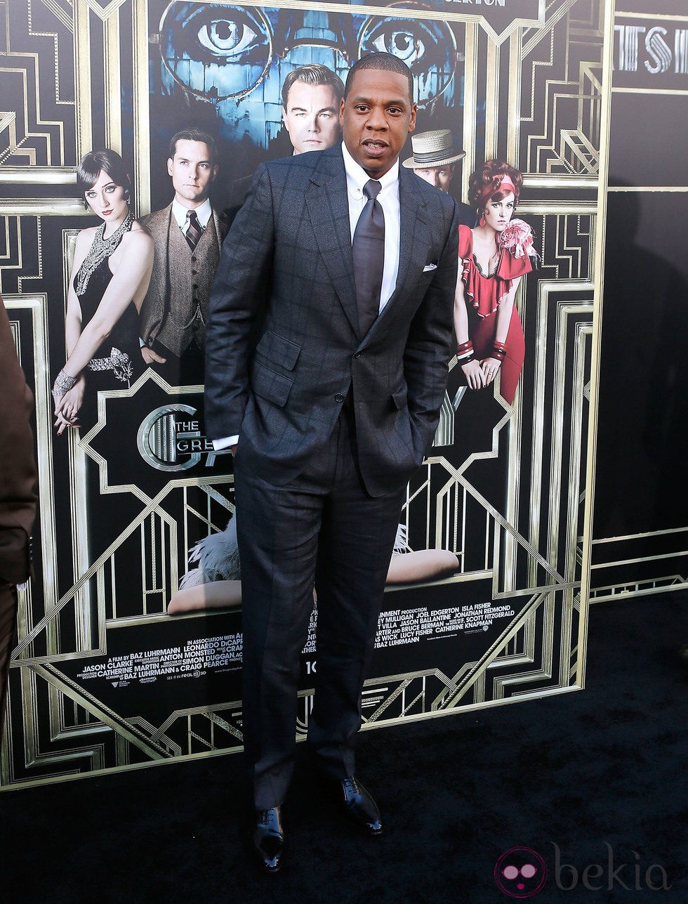 Jay-Z en la premiere en Nueva York de 'El gran Gatsby'