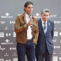 Rafa Nadal en la presentación del Madrid Open 2013