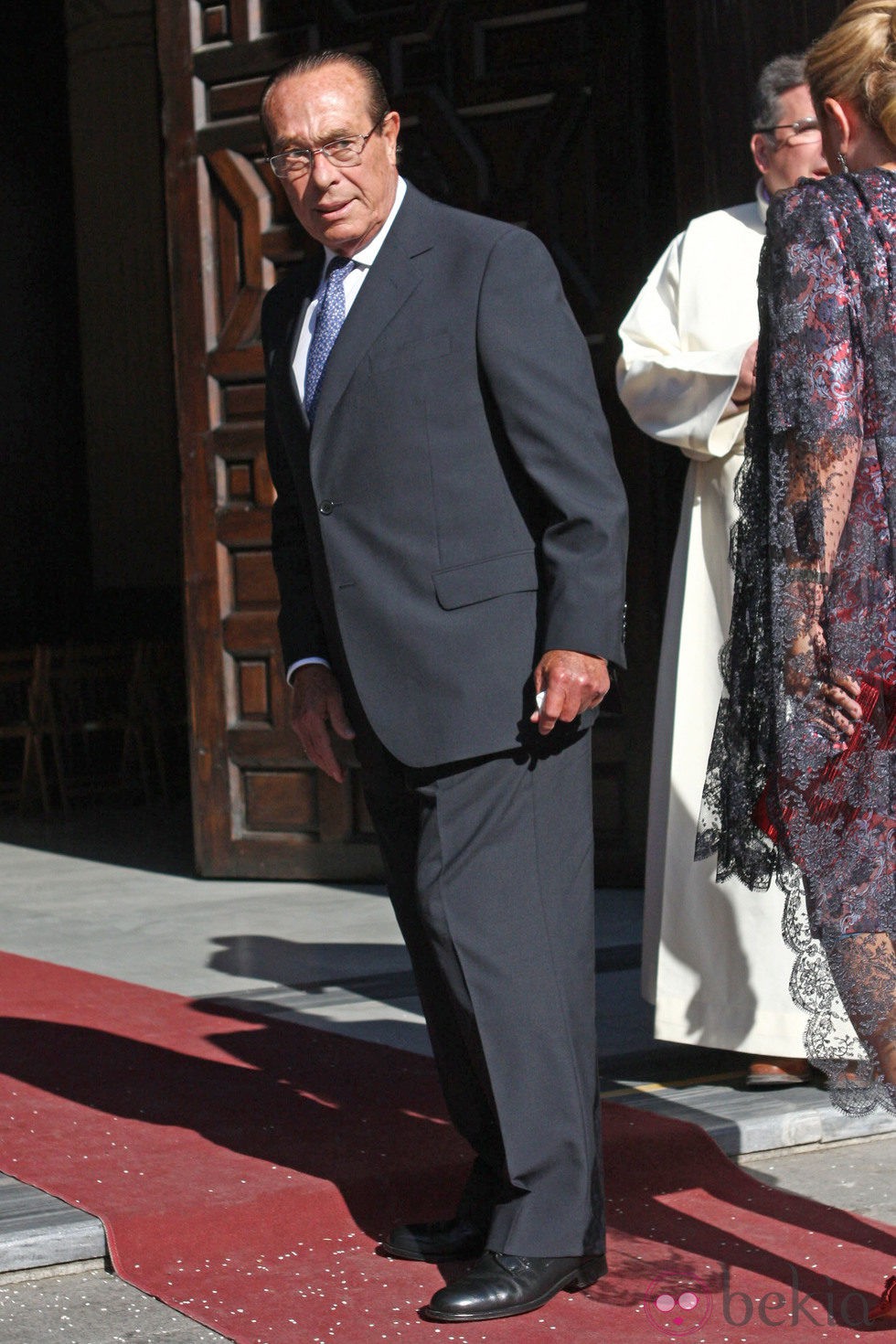 Curro Romero en la boda de Fernando Solís Tello y Eva Morejón