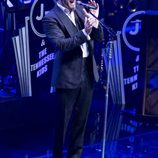 Justin Timberlake cantando durante su concierto en el Roseland Ballroom de Nueva York