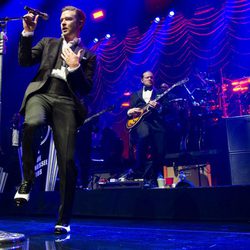 Justin Timberlake durante su concierto en el Roseland Ballroom de Nueva York
