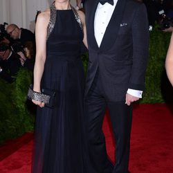 Colin Firth y Livia Giuggioli en la Gala del MET 2013