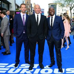 Paul Walker, Vin Diesel y Tyrese Gibson en el estreno mundial de 'Fast&Furious 6' en Londres