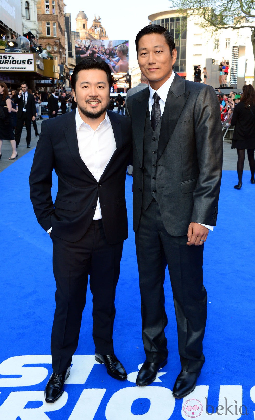 Justin Lin y Ssang Kang en el estreno mundial de 'Fast&Furious 6' en Londres