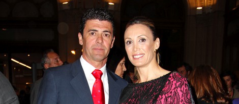 Cristina Sánchez y Alejandro Da Silva en la entrega del Premio Paquiro 2013