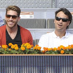 Sergio Ramos y Carlos Moyá en el Open Madrid 2013