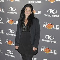 Lucía Etxebarría en la celebración de las 500 funciones de 'The Hole'