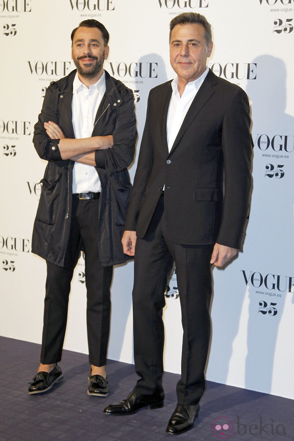 Juanjo Oliva y Ángel Schlesser en la Vogue Who's on Next 2013