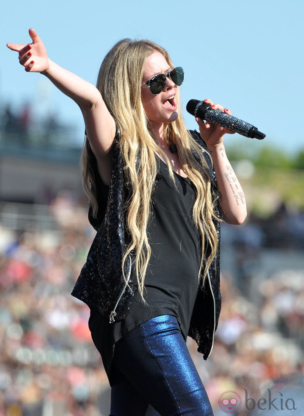 Avril Lavigne en el 'Wango Tango 2013'