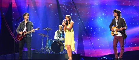 El Sueño de Morfeo en su primer ensayo sobre el escenario de Eurovisión 2013