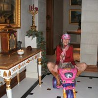 Letizia Ortiz en triciclo