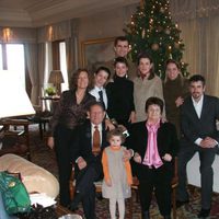 La familia Ortiz Rocasolano, en las navidades 2004