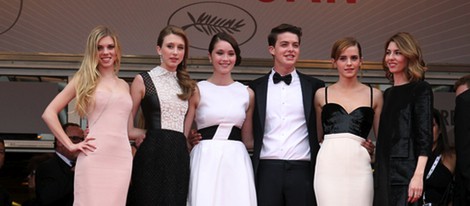 El reparto y la directora de 'The Bling Ring' en el Festival de Cannes 2013