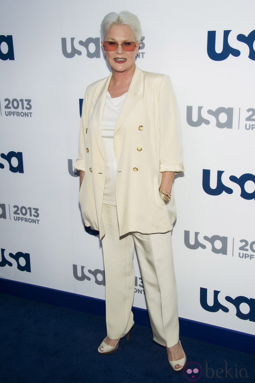 Sharon Gless en los Upfronts 2013 de Usa Network