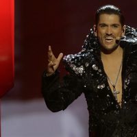 Cezar durante su actuación en el Festival de Eurovisión 2013