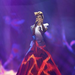 Aliona Moon durante su actuación en el Festival de Eurovisión 2013