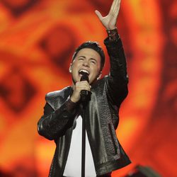 Ryan Dolan durante su actuación en el Festival de Eurovisión 2013