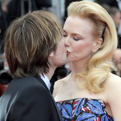 Nicole Kidman besa a Keith Urban en el estreno de 'Inside Llewyn Davis' en Cannes 2013