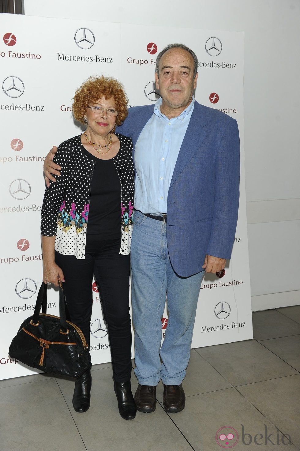 Tito Valverde y María Jesús Sirvent en la entrega del Premio Agustín González 2013