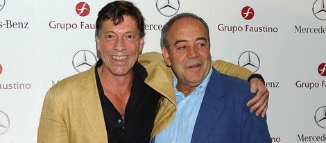 Ramón Langa y Tito Valverde en la entrega del Premio Agustín González 2013