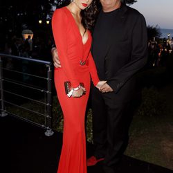 Elisabetta Gregoraci y Flavio Briatore en la fiesta Grisogono de Cannes 2013