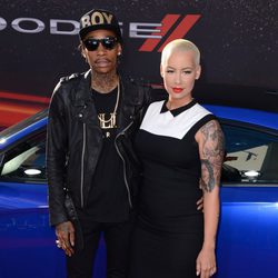 Wiz Khalifa y Amber Rose en el estreno de 'Fast & furious 6' en Los Ángeles