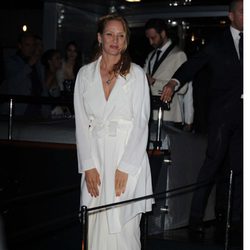 Uma Thurman en la fiesta en el yate de Roberto Cavalli en Cannes
