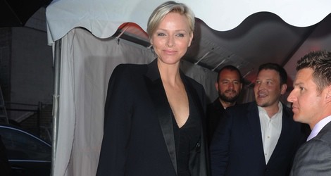 Charlene de Mónaco en la fiesta en el yate de Roberto Cavalli en Cannes