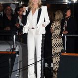Sharon Stone en la fiesta en el yate de Roberto Cavalli en Cannes