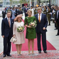Los Grandes Duques de Luxemburgo y los Reyes de Holanda en Luxemburgo