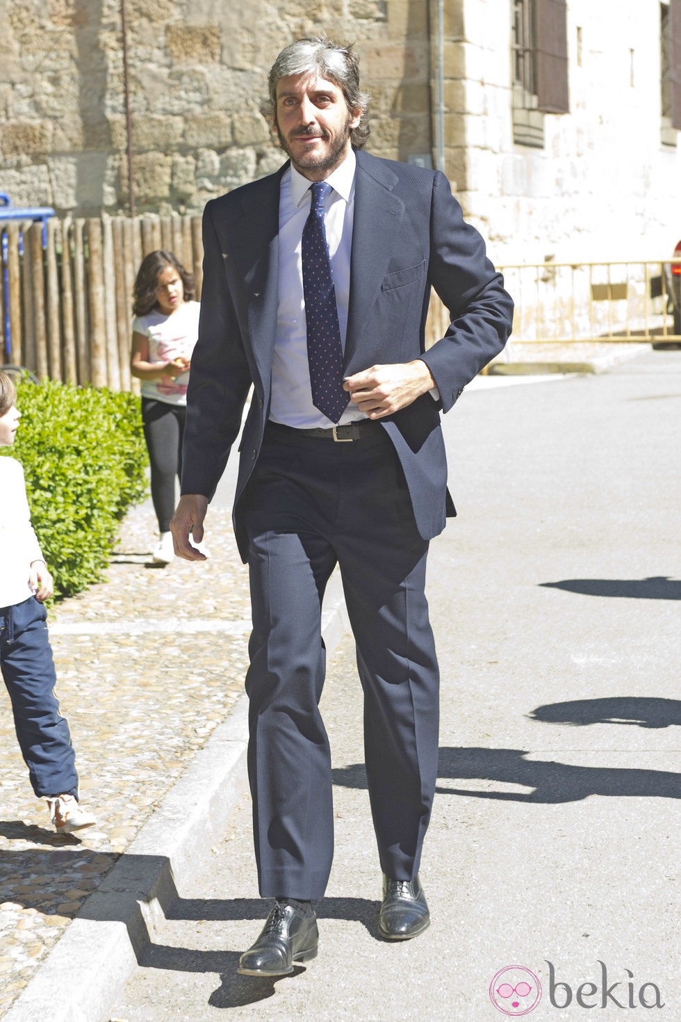 Alfonso de Borbón durante la boda de Israel Bayon y Cristina Sainz