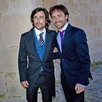 Pablo Nieto y Gelete Nieto durante la boda de Israel Bayon y Cristina Sainz