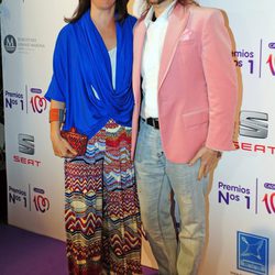 Samanta Villar y Santiago Segura en la entrega de los Premios Nos 1 de Cadena 100